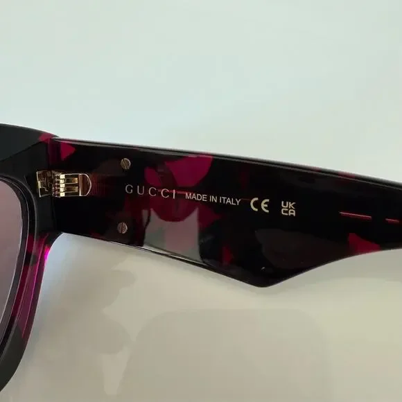 Gucci women sunglasses GG1422S 004 Authentic Retail 450$ - Picture 7 of 9